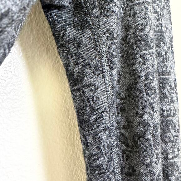 Ibex Juliet Zip Tunic Cardigan Sweater Large Gray Outdoors Merino Wool Zque Knit - Picture 8 of 12